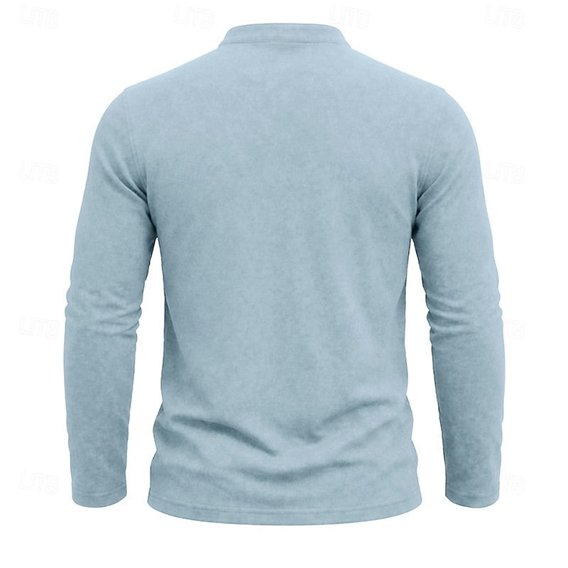 Weston | Klassisk Henley Langermet Skjorte